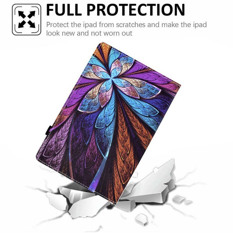 Cover voor Samsung Galaxy Tab A7 Lite Abstracte Bloem