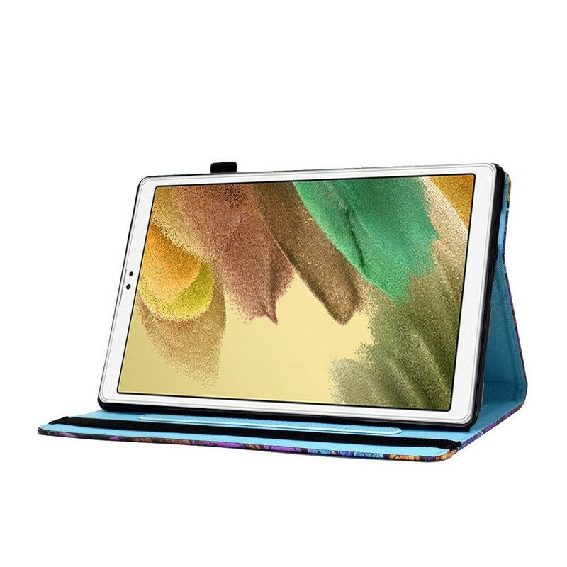 Cover voor Samsung Galaxy Tab A7 Lite Abstracte Bloem