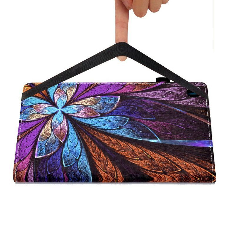 Cover voor Samsung Galaxy Tab A7 Lite Abstracte Bloem