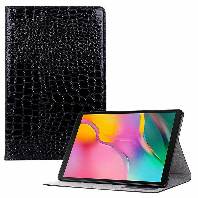 Cover voor Samsung Galaxy Tab A7 Lite Krokodil Textuur