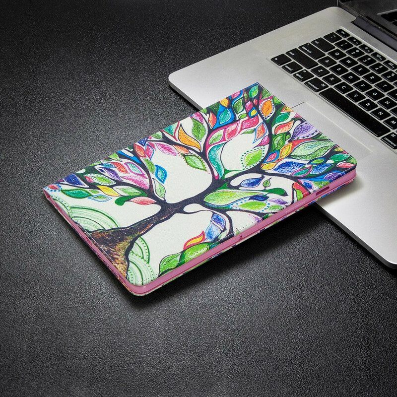 Cover voor Samsung Galaxy Tab S8 / Tab S7 Kleurrijke Boom