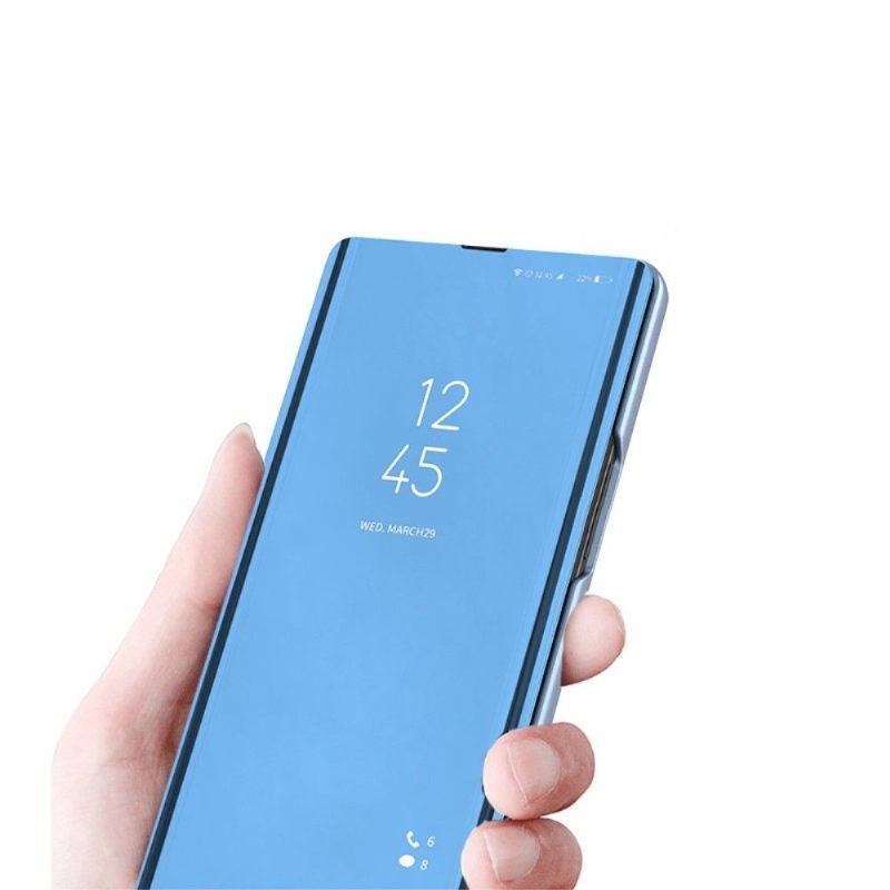 Hoesje voor Samsung Galaxy M33 5G Anti-fall Folio-hoesje Spiegeleffect