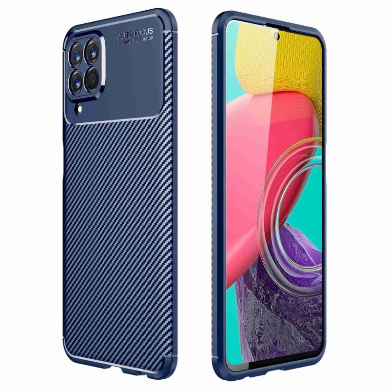 Hoesje voor Samsung Galaxy M33 5G Koolstofvezelstijl