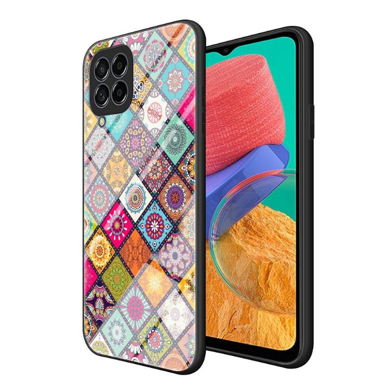 Telefoonhoesje voor Samsung Galaxy M33 5G Bescherming Mandala-caleidoscoop Met Standaard