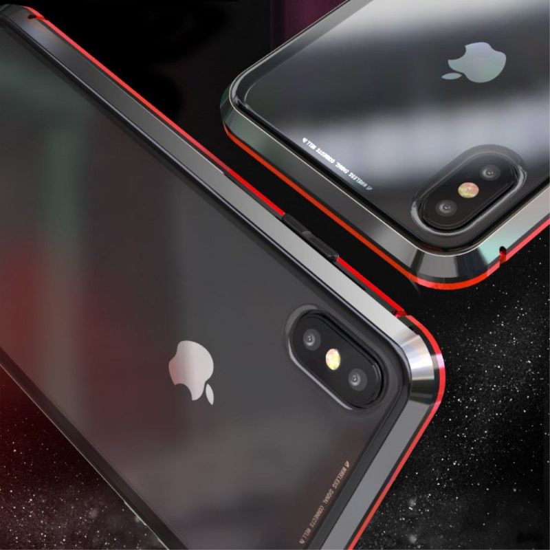 Hoesje voor iPhone XS Max Integraal 360 Graden Met Gehard Glas