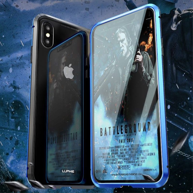 Hoesje voor iPhone XS Max Integraal 360 Graden Met Gehard Glas