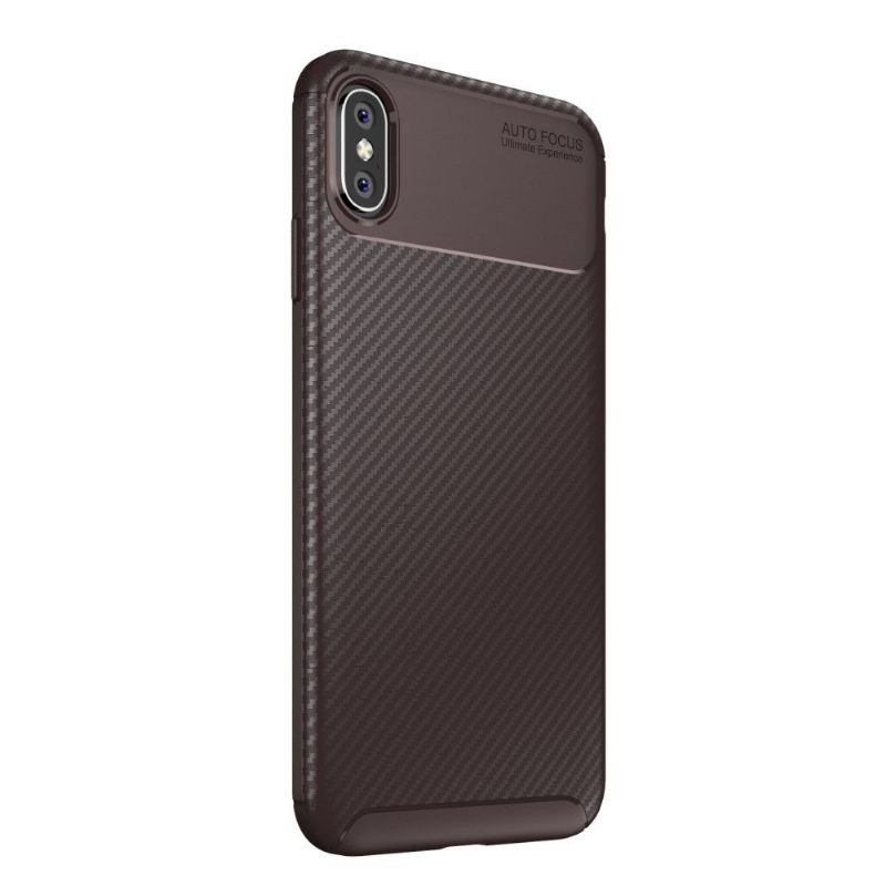 Hoesje voor iPhone XS Max Koolstofvezelstijl