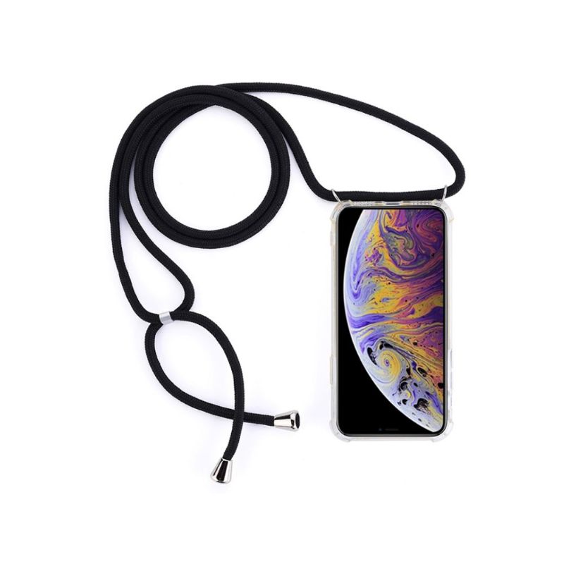 Hoesje voor iPhone XS Max Met Koord Transparant