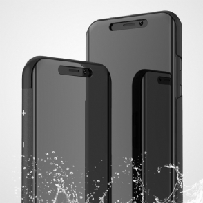 Telefoonhoesje voor iPhone XS Max Bescherming Folio-hoesje Spiegeleffect
