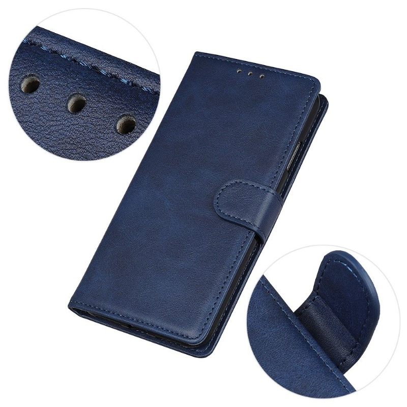 Folio-hoesje voor Motorola Moto G200 5G Anti-fall Marius Mat Leereffect