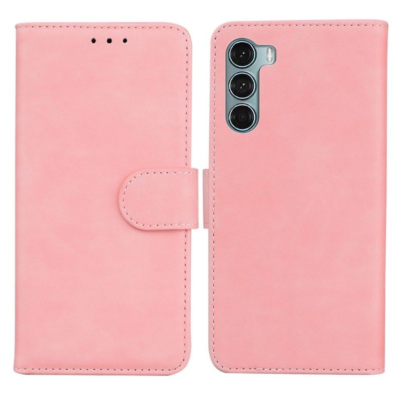 Folio-hoesje voor Motorola Moto G200 5G Roman Soft Touch