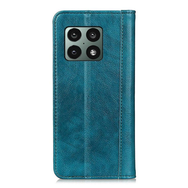 Cover voor OnePlus 10 Pro Anti-fall Folio-hoesje Kunstleer Sylvester Folio