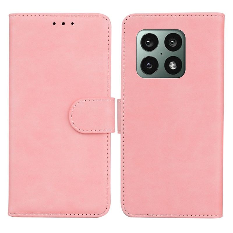 Folio-hoesje voor OnePlus 10 Pro Romeins Soft Touch