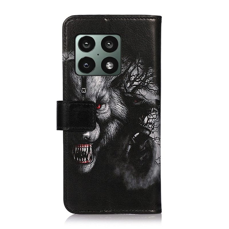 Folio-hoesje voor OnePlus 10 Pro Weerwolf