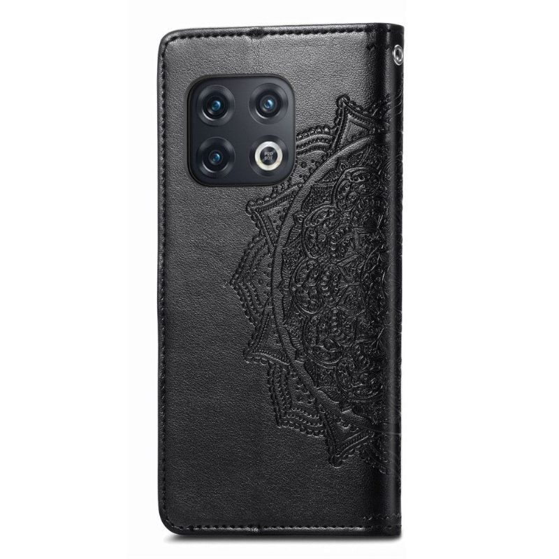 Leren Hoesje voor OnePlus 10 Pro Reliëf-mandala