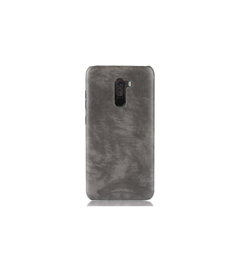 Hoesje voor Pocophone F1 Leereffect