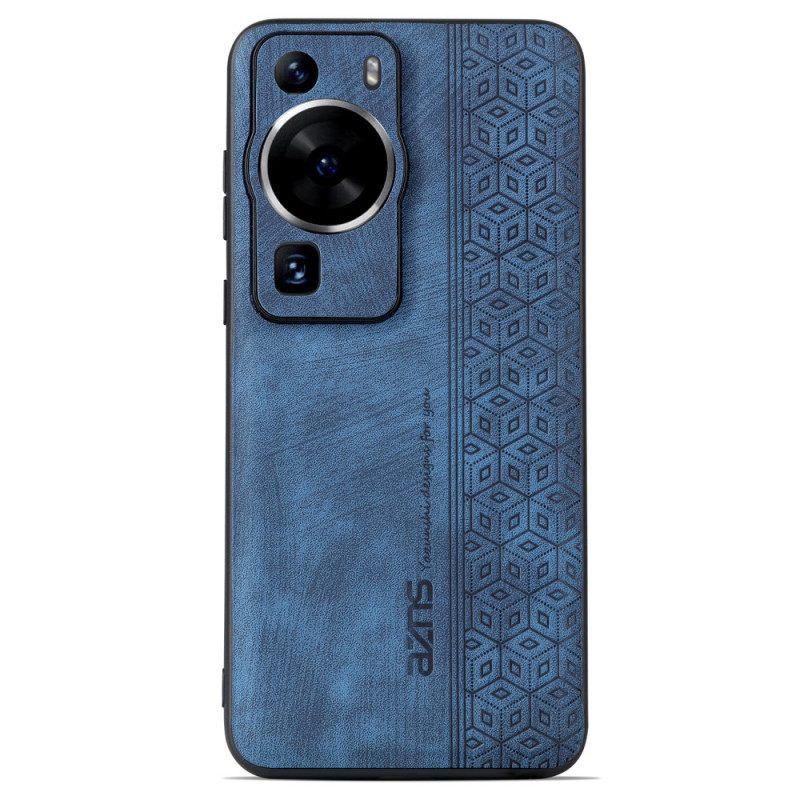 Hoesje voor Huawei P60 Pro Azns Ledereffect