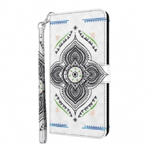 Folio-hoesje voor Samsung Galaxy A42 5G Enkele Mandala