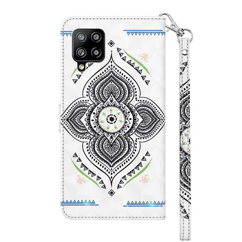 Folio-hoesje voor Samsung Galaxy A42 5G Enkele Mandala