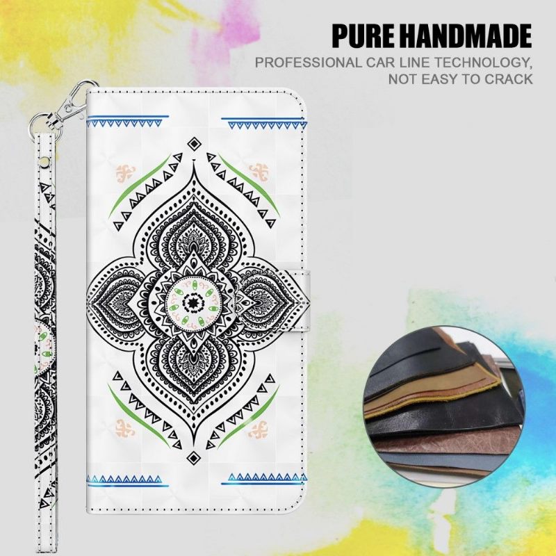 Folio-hoesje voor Samsung Galaxy A42 5G Enkele Mandala