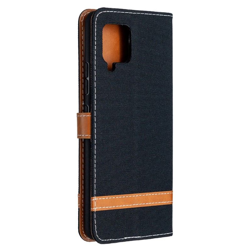 Folio-hoesje voor Samsung Galaxy A42 5G Stoffen Bekleding