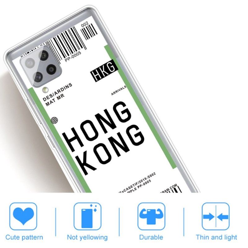 Hoesje voor Samsung Galaxy A42 5G Anti-fall Instapkaart 07 Hongkong