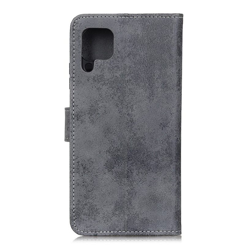 Leren Hoesje voor Samsung Galaxy A42 5G Cyrius Kunstleer Vintage