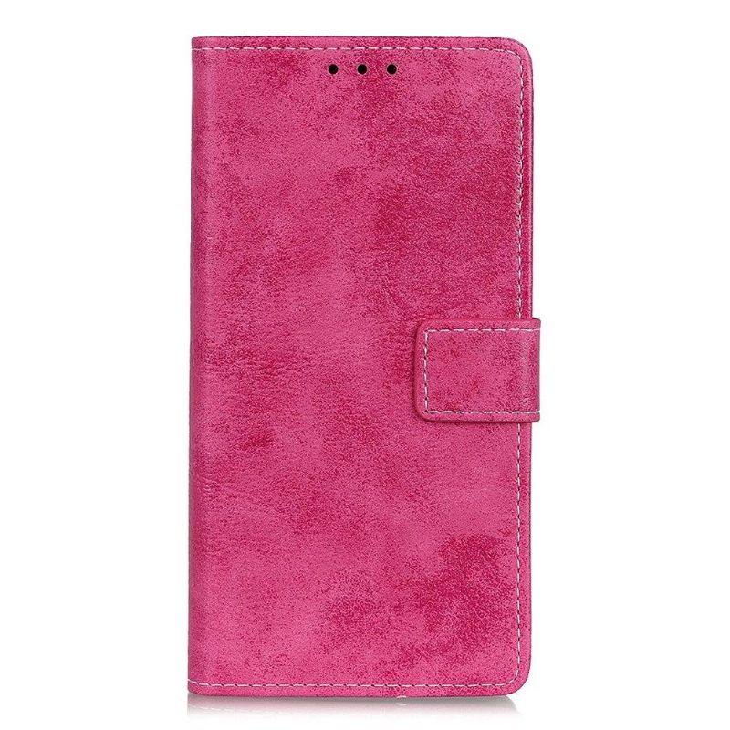 Leren Hoesje voor Samsung Galaxy A42 5G Cyrius Kunstleer Vintage