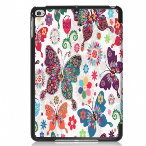 iPad Mini 2019 - Vlinders En Bloemen Smart Case