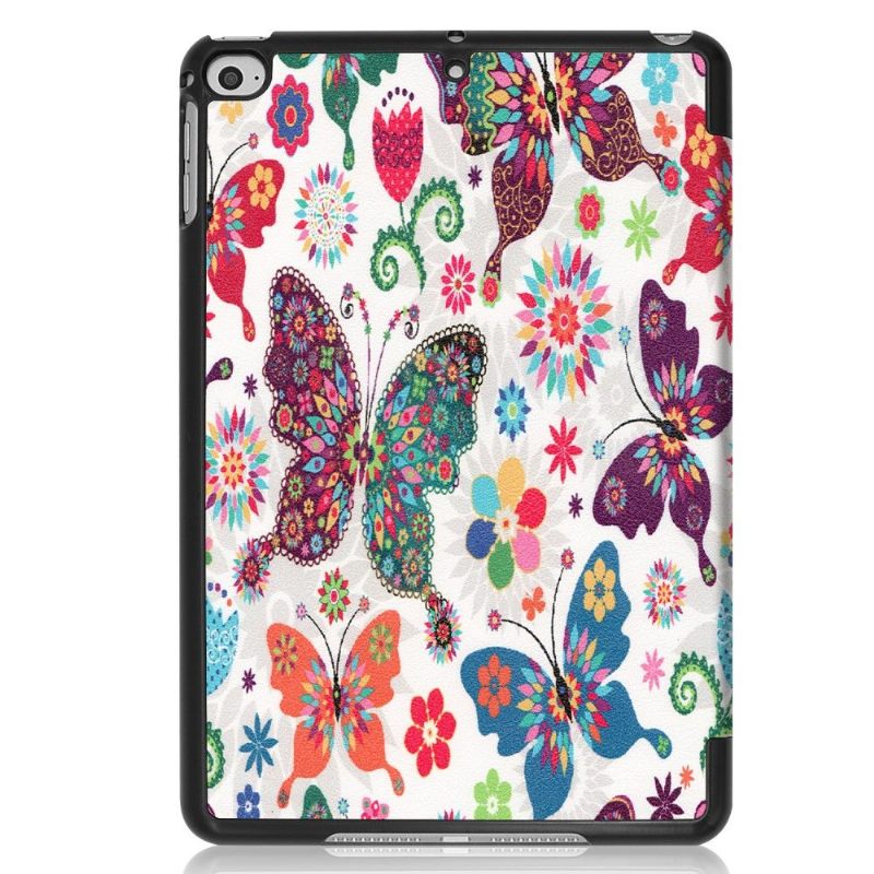 iPad Mini 2019 - Vlinders En Bloemen Smart Case