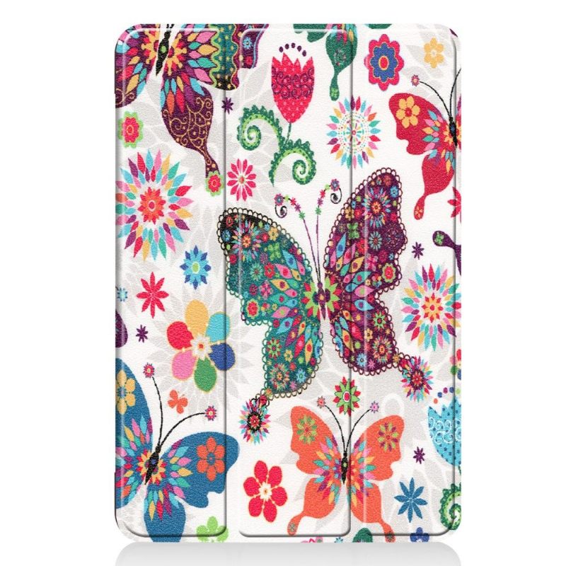 iPad Mini 2019 - Vlinders En Bloemen Smart Case