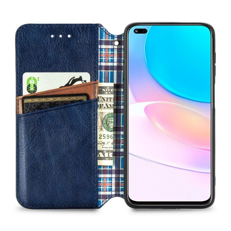 Flip Case voor Huawei Nova 8i / Honor 50 Lite Kub Design-kaarthouder