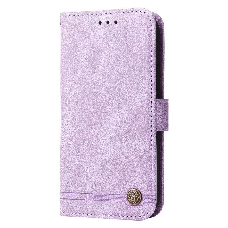 Folio-hoesje voor Xiaomi 13 Pro Leerstijl Met Decoratieve Klinknagel