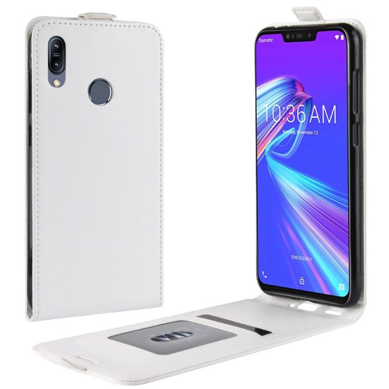 Cover voor Asus Zenfone Max M2 Anti-fall Folio-hoesje Kunstleer Verticaal