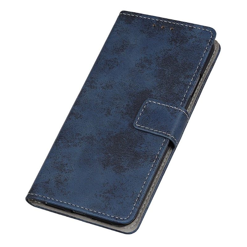 Cover voor Samsung Galaxy A21s Cyrius Kunstleer Vintage