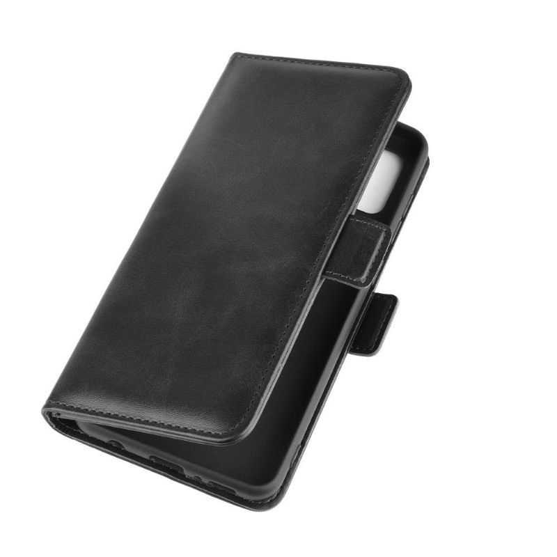 Flip Case voor Samsung Galaxy A21s Portemonnee Leren Portemonnee Van Mat Kunstleer