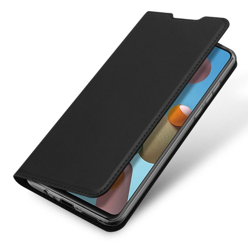 Flip Case voor Samsung Galaxy A21s Satijnen Coating