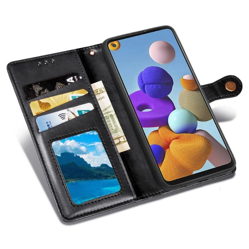 Folio-hoesje voor Samsung Galaxy A21s Indila Kunstleer Kaarthouder