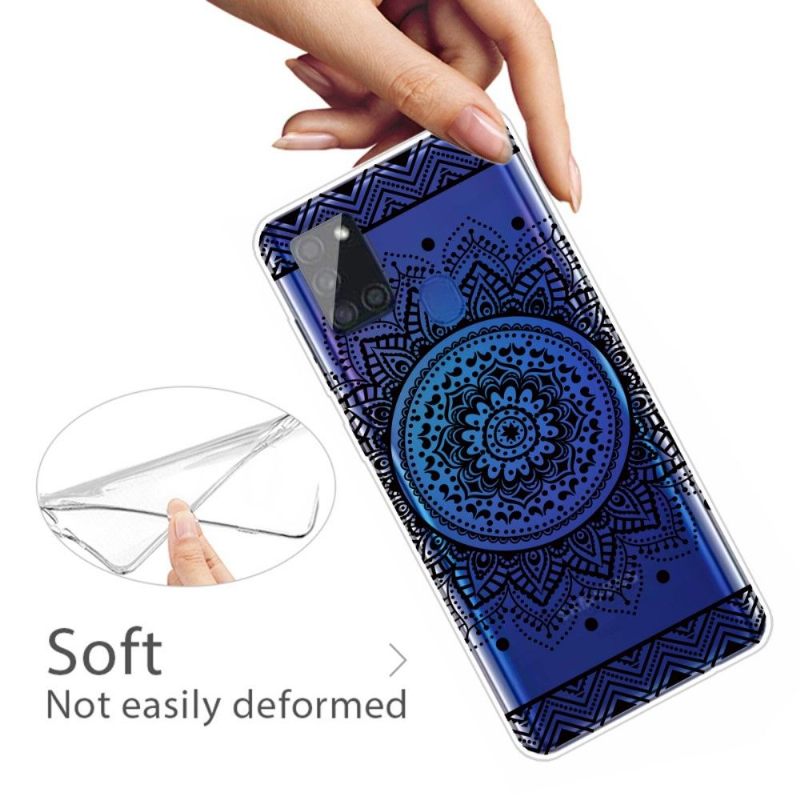 Hoesje voor Samsung Galaxy A21s Anti-fall Kanten Mandala