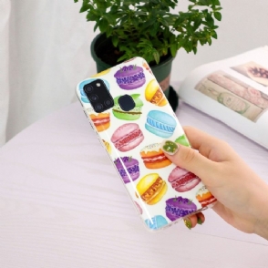 Hoesje voor Samsung Galaxy A21s Fluorescerende Macarons