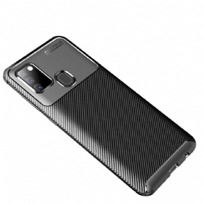 Telefoonhoesje voor Samsung Galaxy A21s Bescherming Karbon Stijlvol