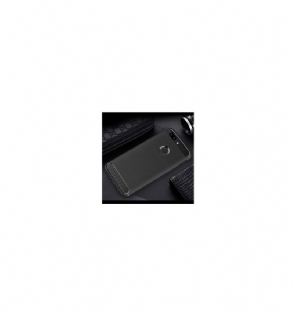 Telefoonhoesje voor OnePlus 5T Geborsteld Koolstof