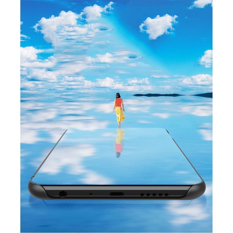 Hoesje voor Xiaomi Mi 10 Lite Folio-hoesje Spiegeleffect