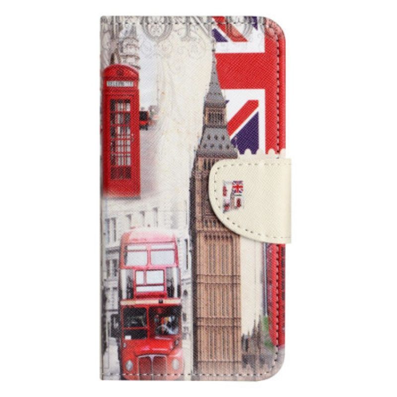 Flip Case voor iPhone 14 Plus Het Londense Leven