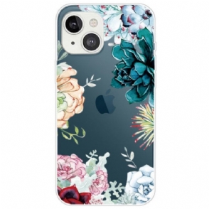 Hoesje voor iPhone 14 Plus Aquarel Bloemen