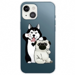 Hoesje voor iPhone 14 Plus Leuke Honden