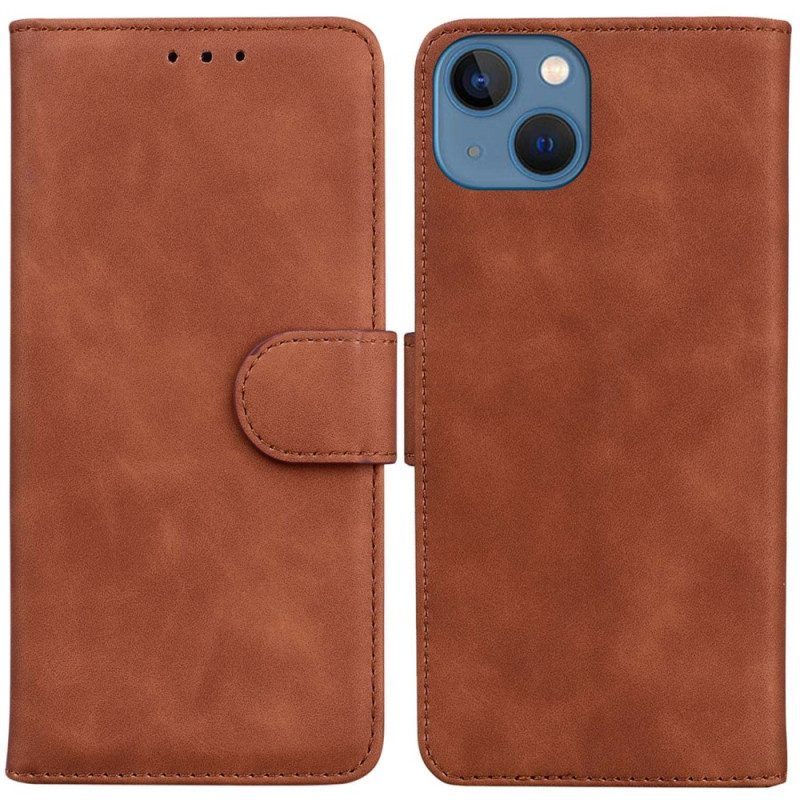 Leren Hoesje voor iPhone 14 Plus Stijl Lederen Couture