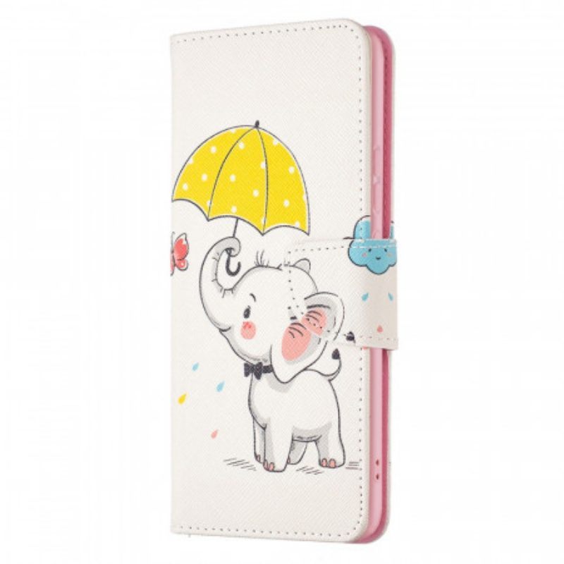 Folio-hoesje voor Xiaomi 12 / 12X Baby Olifant