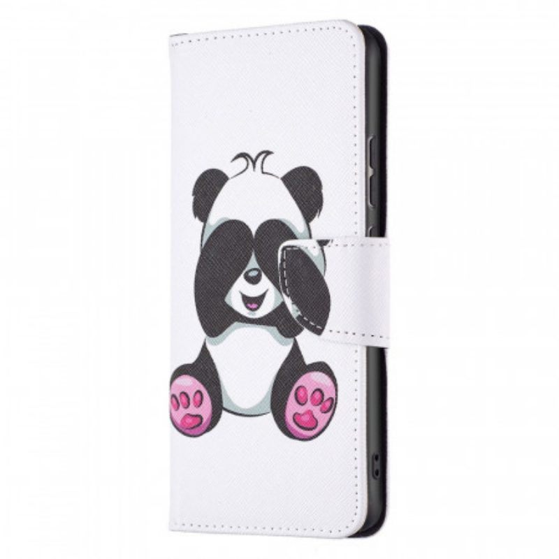 Folio-hoesje voor Xiaomi 12 / 12X Panda-plezier