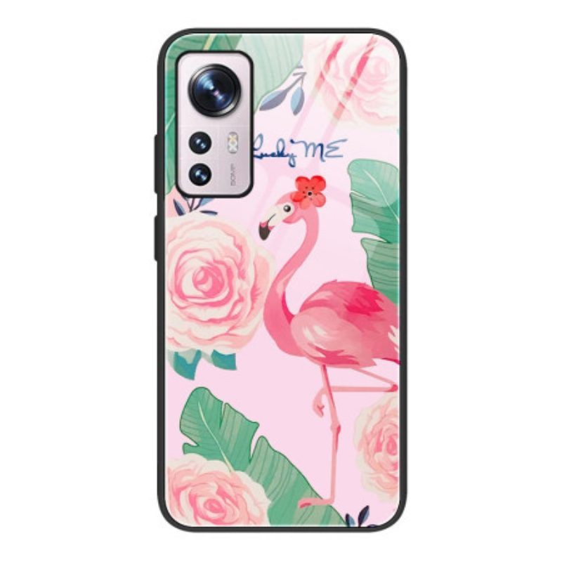 Hoesje voor Xiaomi 12 / 12X Flamingo Gehard Glas